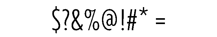Agenda One Extra Condensed Light Font OTHER CHARS