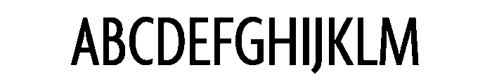 Agenda One Extra Condensed Medium Font UPPERCASE