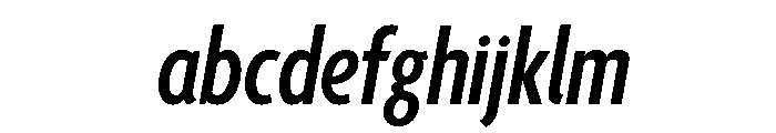 Agenda One Extra Condensed Semi Bold Italic FONT