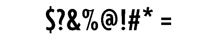 Agenda One Extra Condensed Semi Bold Font OTHER CHARS