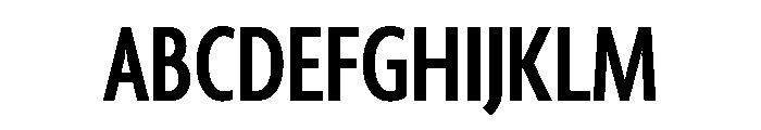 Agenda One Extra Condensed Semi Bold Font UPPERCASE