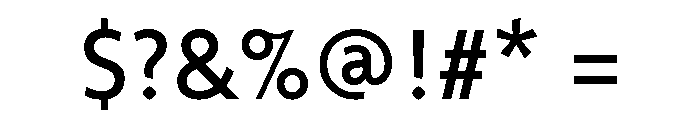 Agenda One Medium Font OTHER CHARS
