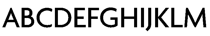 Agenda One Medium Font UPPERCASE