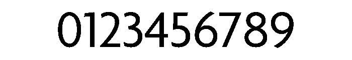 Agenda One Regular Font OTHER CHARS