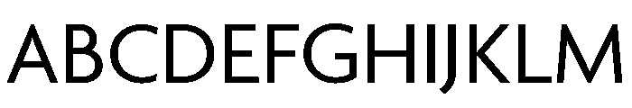 Agenda One Regular Font UPPERCASE