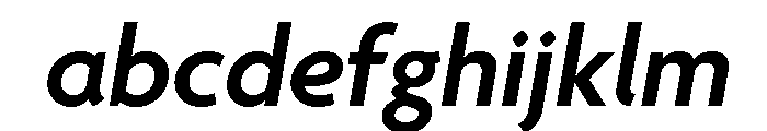 Agenda One Semi Bold Italic FONT