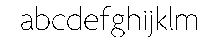 Agenda One Thin FONT