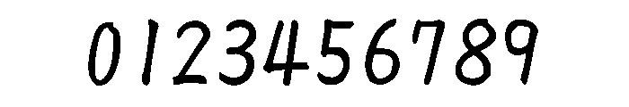 Ah Hakushu Addressing Font Light Font OTHER CHARS
