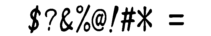 Ah Hakushu Addressing Font Light Font OTHER CHARS