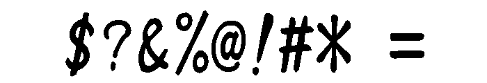 Ah Hakushu Addressing Font Semibold Font OTHER CHARS