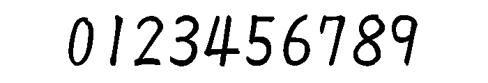 Ah Hakushu Addressing Font Thin Font OTHER CHARS