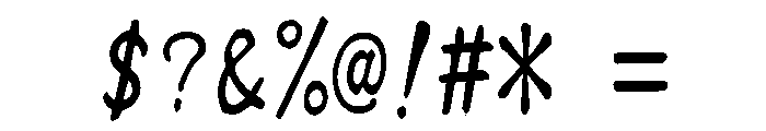 Ah Hakushu Addressing Font Thin Font OTHER CHARS