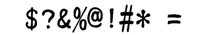 Ah Hakushu Clerical Script Light Font OTHER CHARS
