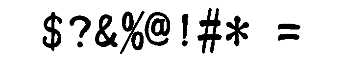 Ah Hakushu Clerical Script Semibold Font OTHER CHARS