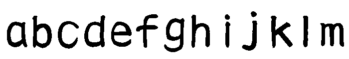 Ah Hakushu Clerical Script Thin FONT