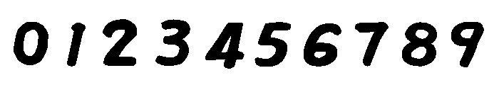 Ah Hakushu Fude Thick Script Semibold Font OTHER CHARS