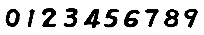 Ah Hakushu Fude Thick Script Thin Font OTHER CHARS
