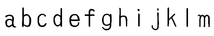 Ah Hakushu Handwritten Font Bold FONT