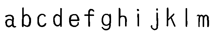 Ah Hakushu Handwritten Font Extra Bold FONT