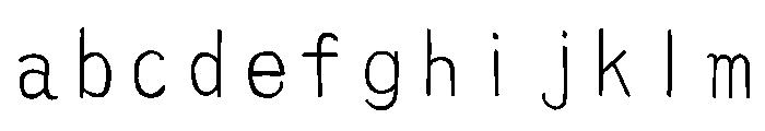 Ah Hakushu Handwritten Font Thin FONT