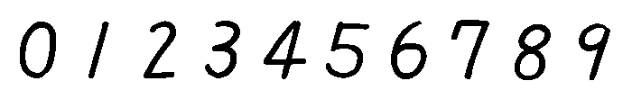 Ah Hakushu Pen Running Script Extra Light Font OTHER CHARS
