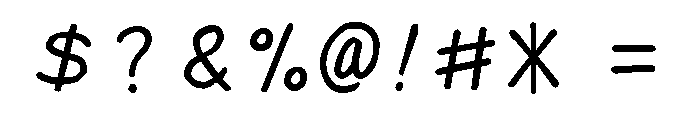 Ah Hakushu Pen Running Script Extra Light Font OTHER CHARS