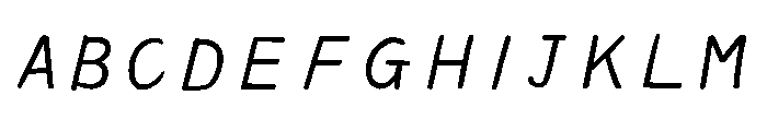 Ah Hakushu Pen Running Script Extra Light Font UPPERCASE