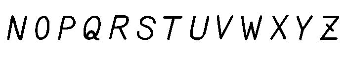 Ah Hakushu Pen Running Script Extra Light Font UPPERCASE