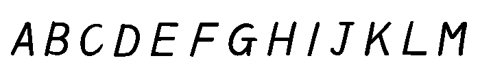 Ah Hakushu Pen Running Script Semibold Font UPPERCASE