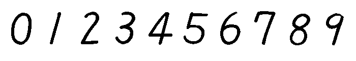 Ah Hakushu Pen Running Script Thin Font OTHER CHARS
