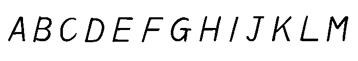 Ah Hakushu Pen Running Script Thin Font UPPERCASE