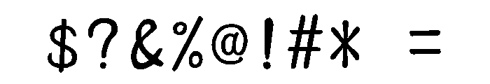 Ah Hakushu Rs Bold Font OTHER CHARS
