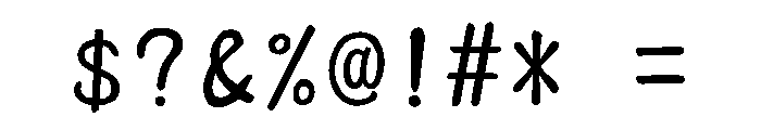 Ah Hakushu Rs Extra Bold Font OTHER CHARS