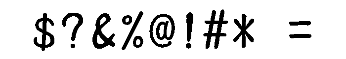 Ah Hakushu Rs Heavy Font OTHER CHARS