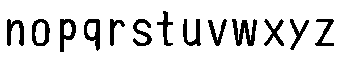 Ah Hakushu Rs Heavy Font LOWERCASE