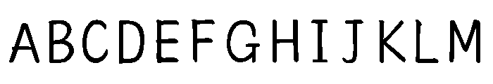 Ah Hakushu Rs Thin Font UPPERCASE