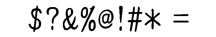 Ah Hakushu Running Script Extra Light Font OTHER CHARS