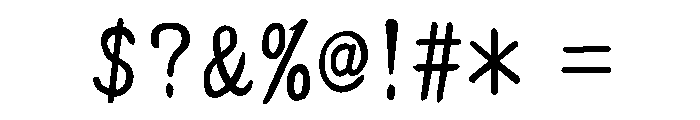 Ah Hakushu Running Script Light Font OTHER CHARS