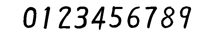 Ah Hakushu Running Script Thin Font OTHER CHARS