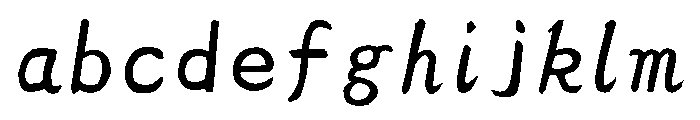 Ah Hakushu Running Script Thin FONT