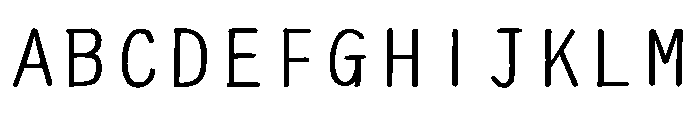 Ah Hakushu School Prs Heavy Font UPPERCASE