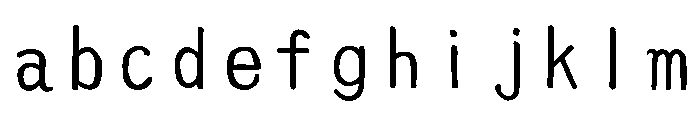 Ah Hakushu School Prs Heavy FONT
