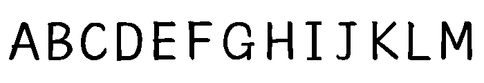 Ah Hakushu Sutra Typeface Light Font UPPERCASE