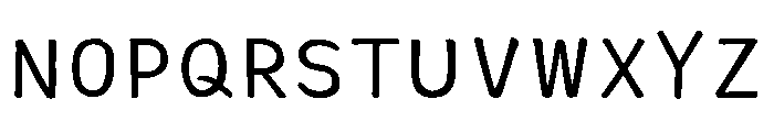 Ah Hakushu Sutra Typeface Light Font UPPERCASE