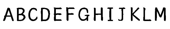 Ah Hakushu Sutra Typeface Semibold Font UPPERCASE