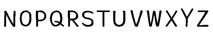 Ah Hakushu Sutra Typeface Thin Font UPPERCASE