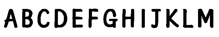 Ah Hakushu Yan Zhenqing Heavy Font UPPERCASE