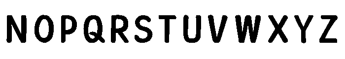 Ah Hakushu Yan Zhenqing Heavy Font UPPERCASE
