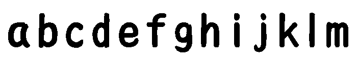 Ah Hakushu Yan Zhenqing Heavy FONT