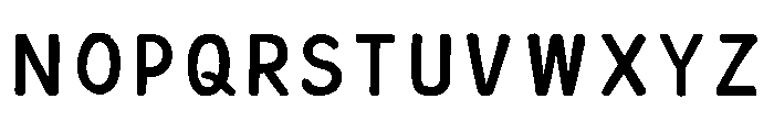 Ah Hakushu Yan Zhenqing Light Font UPPERCASE